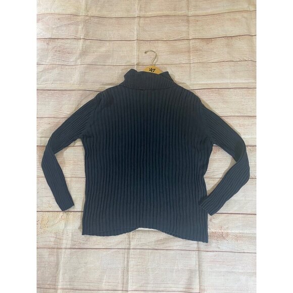 Neiman Marcus Exclusive Women's 100% Silk Turtle Neck Sweater - XL - Picture 11 of 11